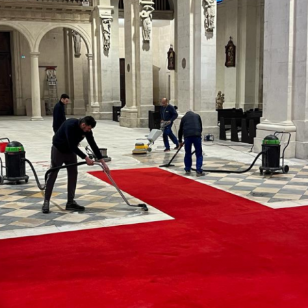 Remise en état complète après des travaux de réhabilitation à l'église Saint Martin à Bollène !